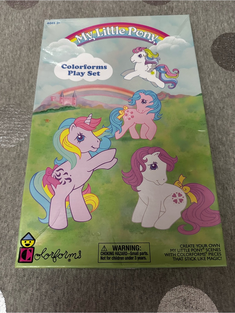 My Little Pony Colorforms Play Set - 80s Retro Style